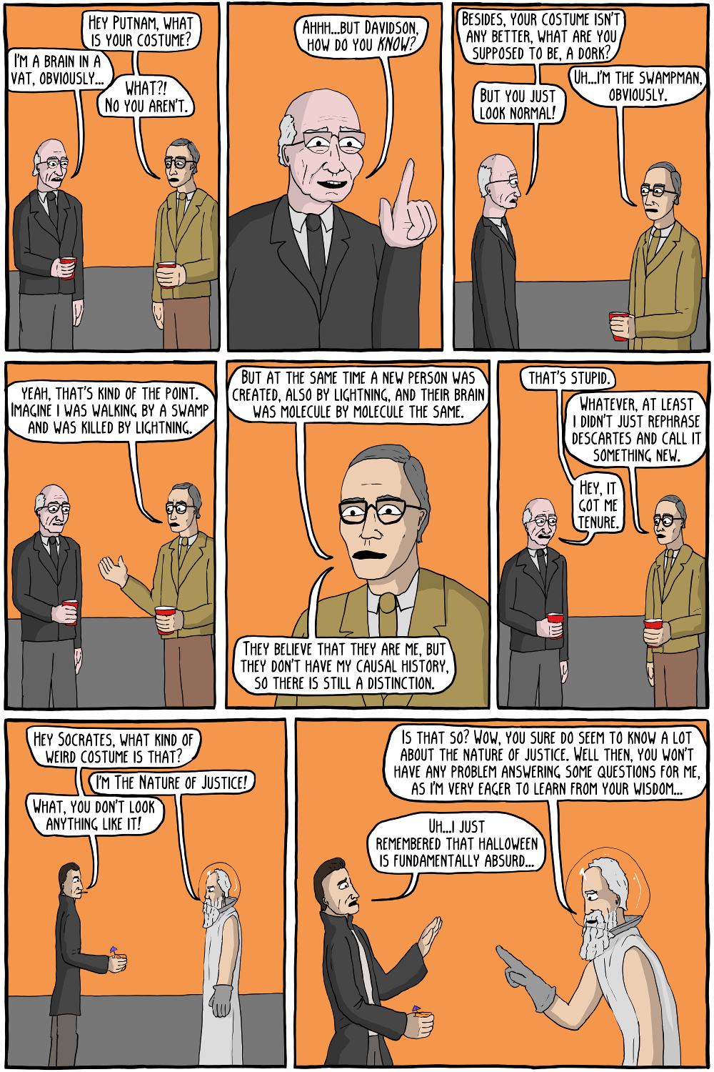 Baruch Spinoza Existential Comics