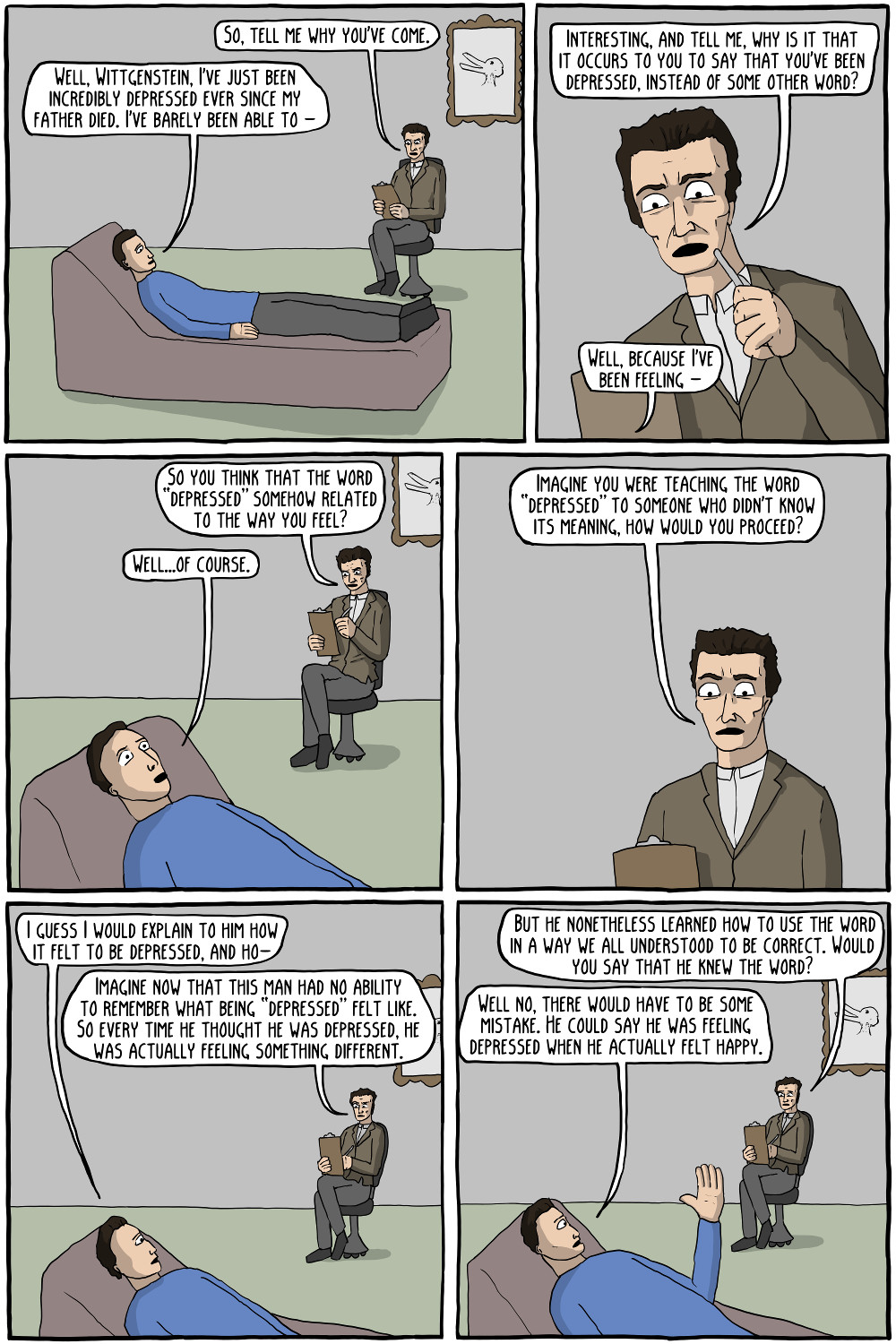 ludwig wittgenstein - existential comics