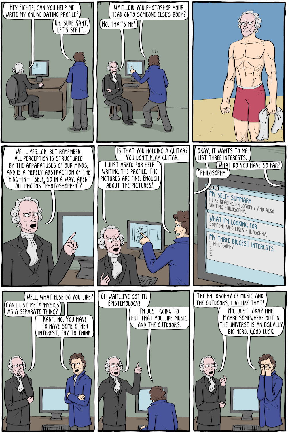 Johann Gottlieb Fichte Existential Comics