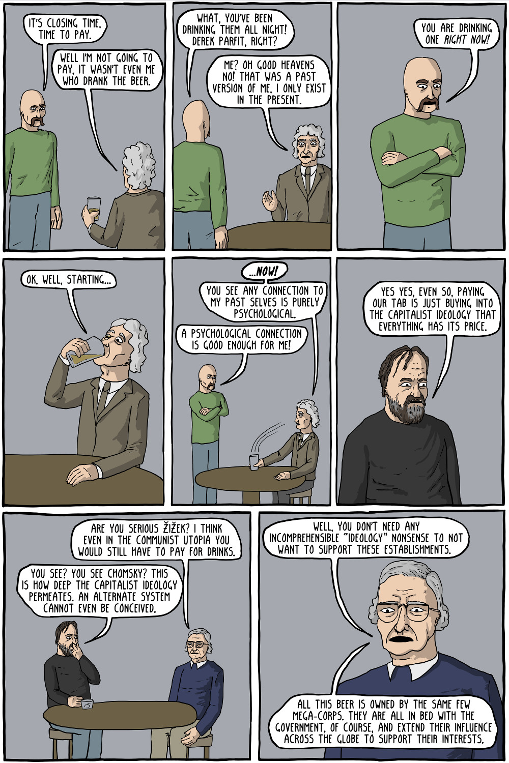 Noam Chomsky - Existential Comics