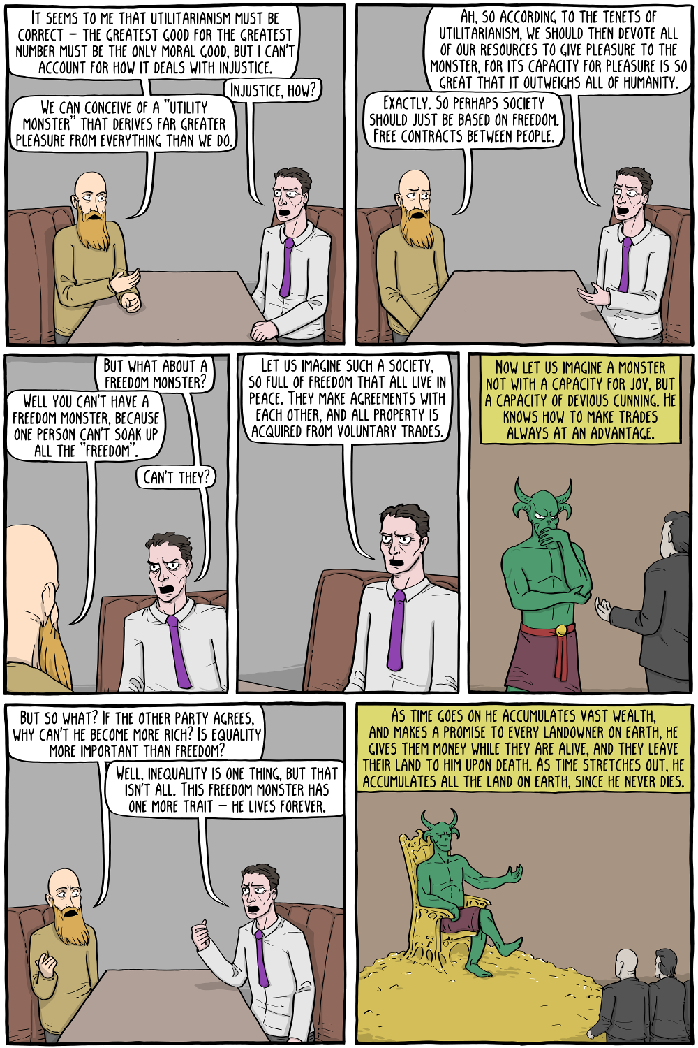A Dialogue On Freedom Existential Comics