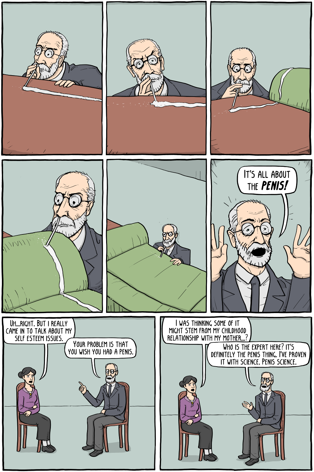 sigmund freud cartoon