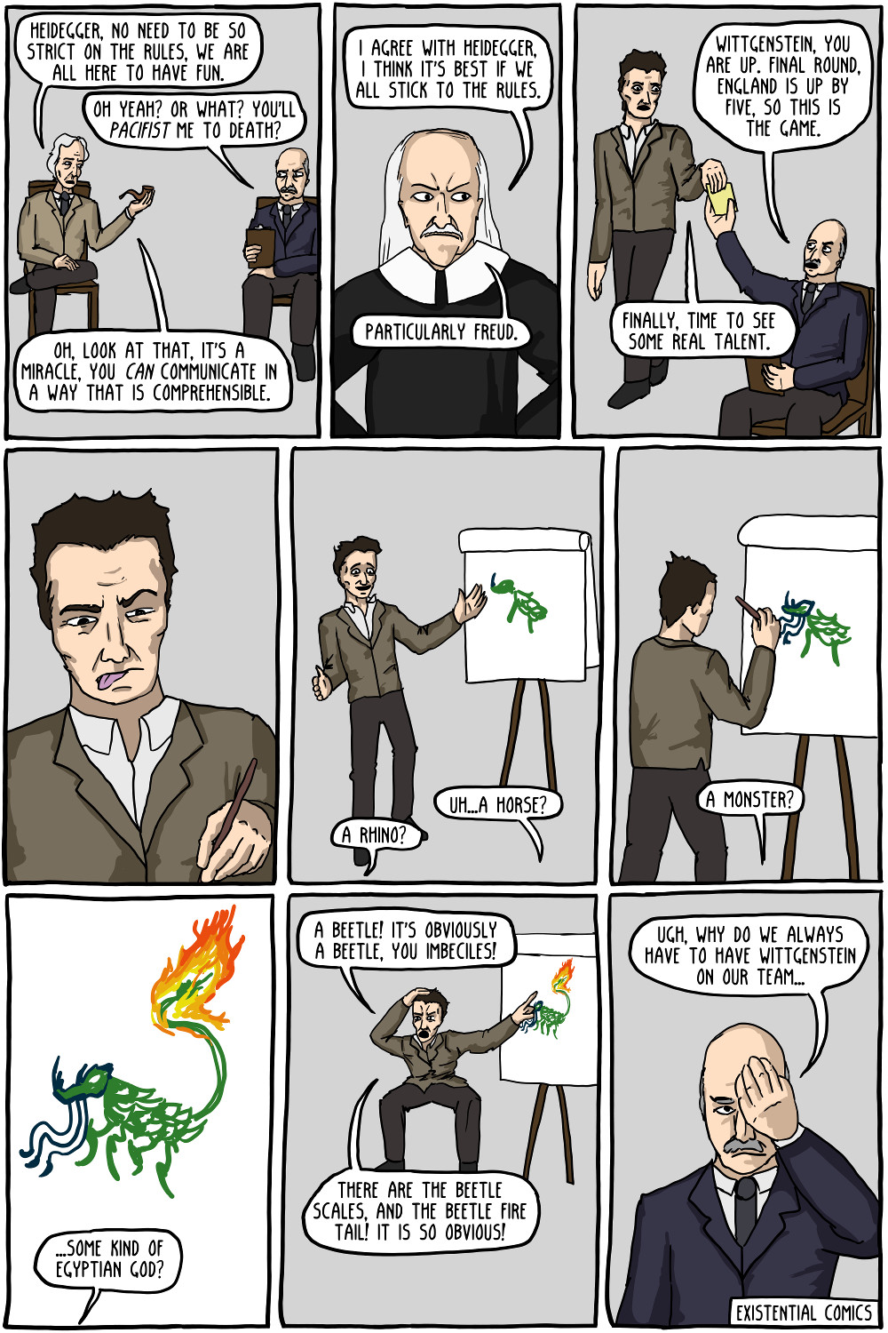 Ludwig Wittgenstein Existential Comics