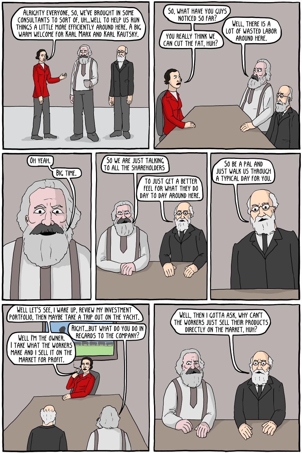 Marxist Business Consulting - Existential Comics