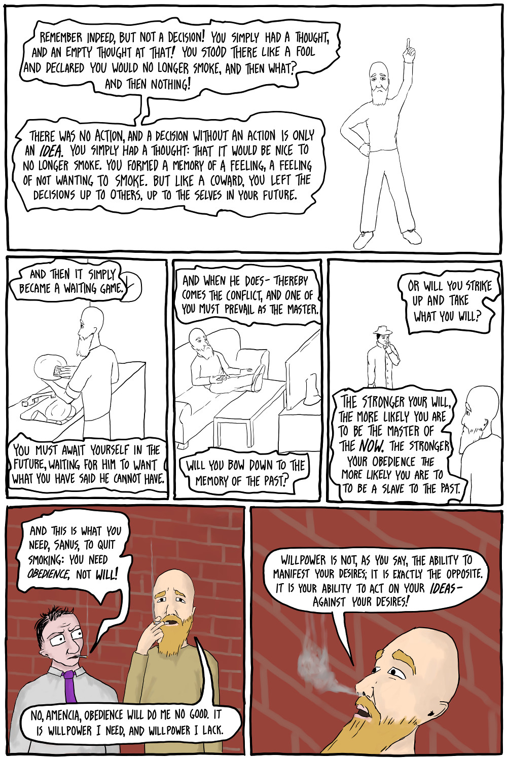 How to Quit Smoking - Existential Comics